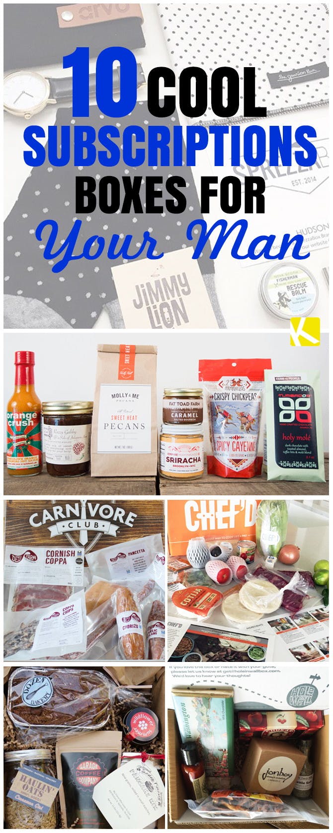 10 Cool Subscription Boxes for Your Man