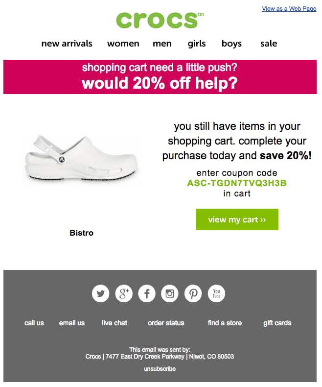 Crocs discount code 2019 sales