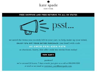 Retailers That Send You Coupons When You Abandon Your Cart