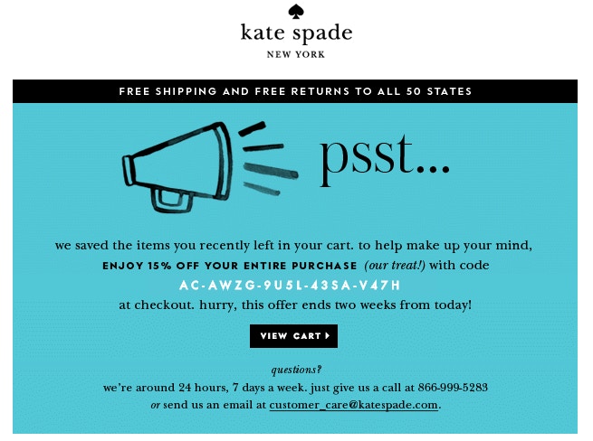 Retailers That Send You Coupons When You Abandon Your Cart