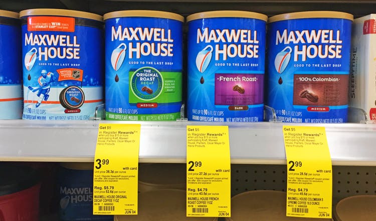 Moneymaker Maxwell House Coffee at Walgreens! - The Krazy ...