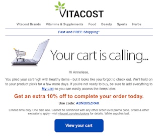 Retailers That Send You Coupons When You Abandon Your Cart