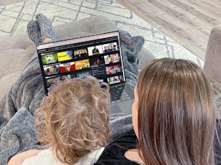 Amazon prime on laptop