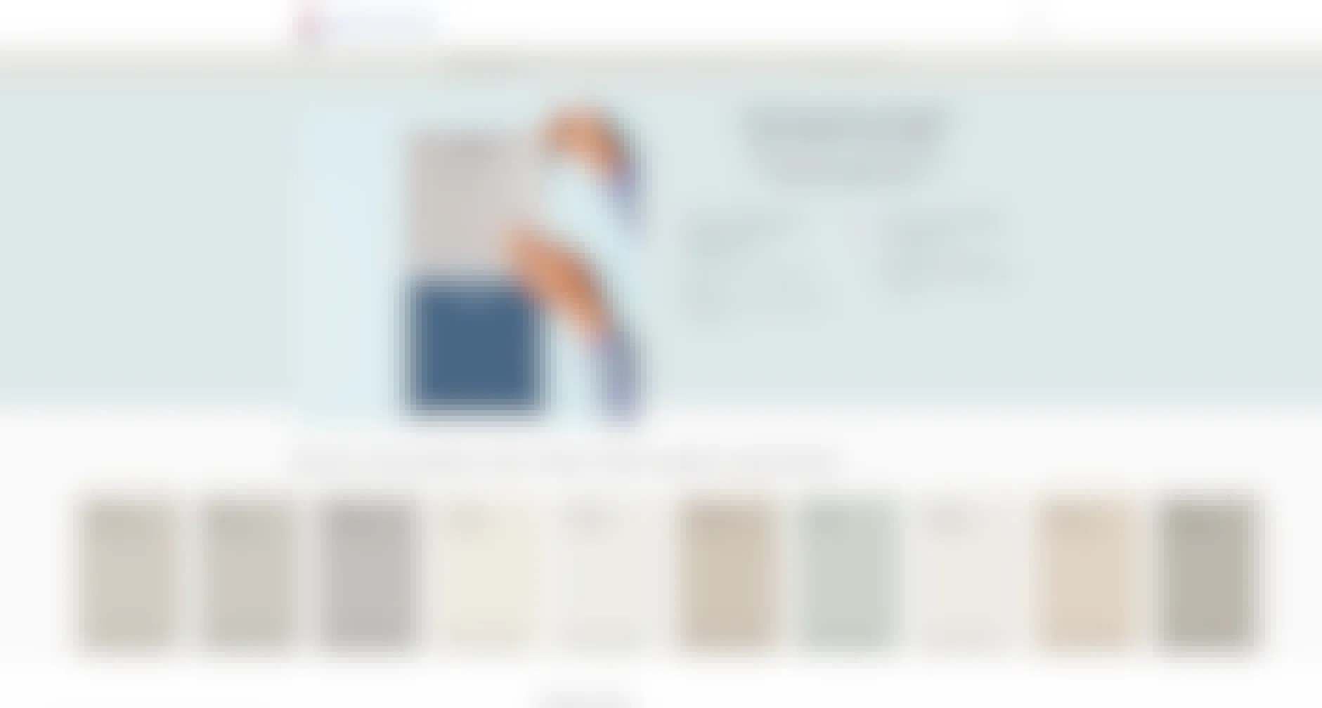 Paint chip samples on Sherwin-Williams website.