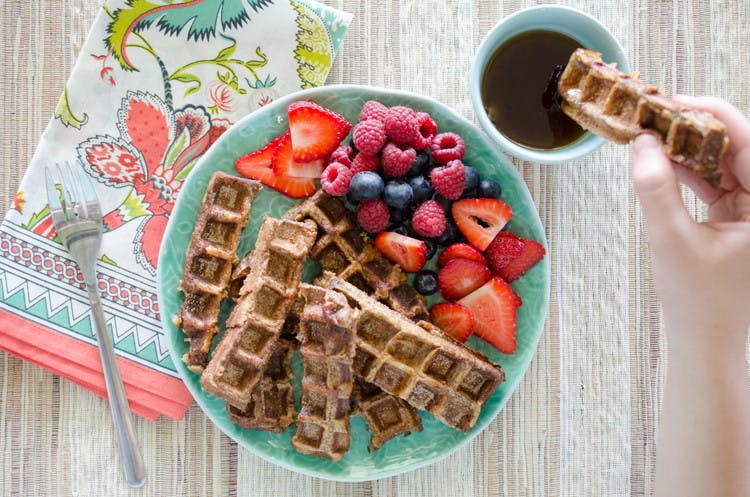 You can also make French toast sticks in your waffle iron.