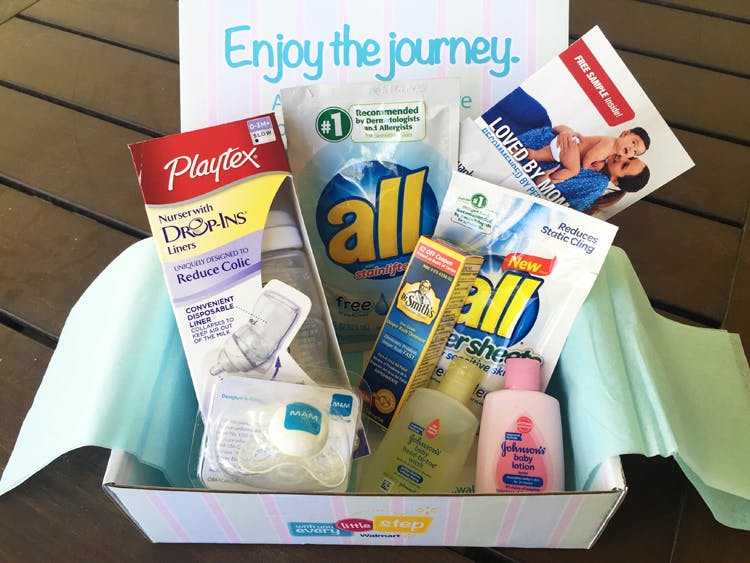  Walmart's first baby box is $5 instead of $20.