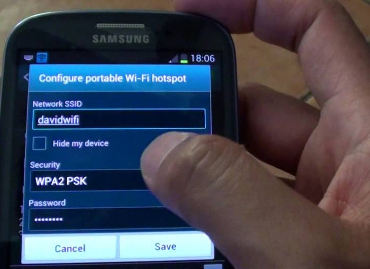 Turn a phone into a Wi-Fi hotspot if your hotel charges for Internet.