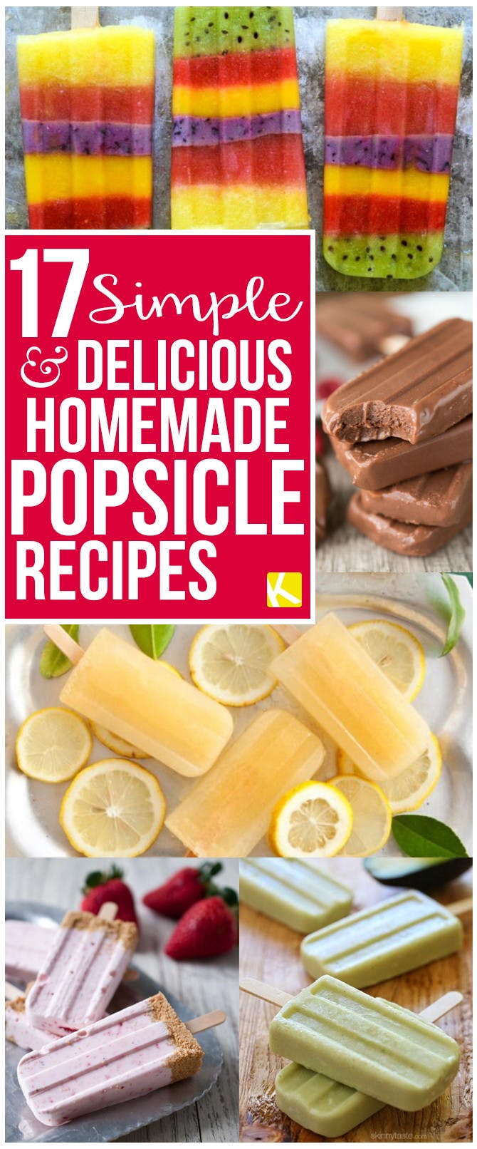 17 Simple and Delicious Homemade Popsicle Recipes