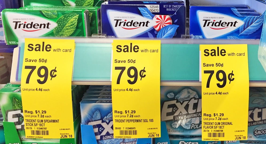 Trident Or Dentyne Gum Only 0 46 At Walgreens The Krazy Coupon Lady