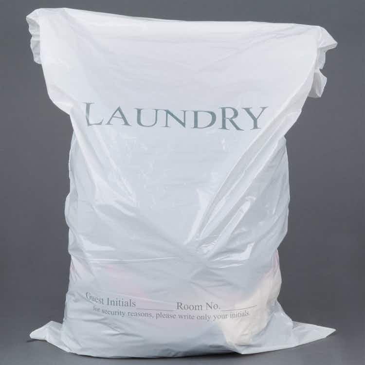 Use the free hotel room laundry bag or ice bucket liner to hold dirty diapers.