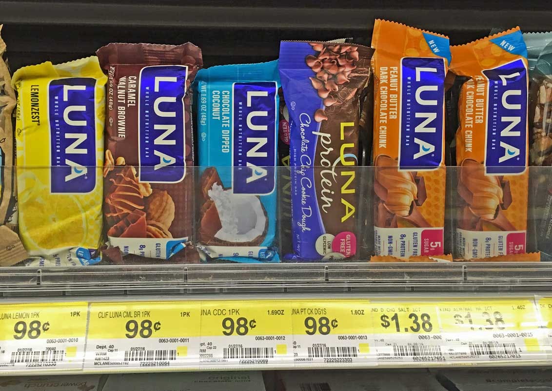 Possible 4.52 Moneymaker Luna Protein Bar at Walmart! The Krazy