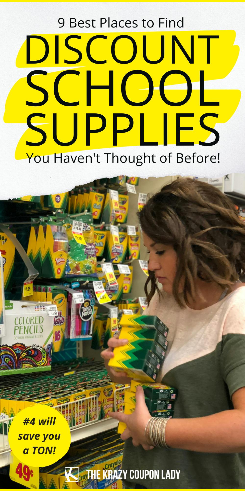 9 Places to Find Discount School Supplies You Haven't Thought Of Before