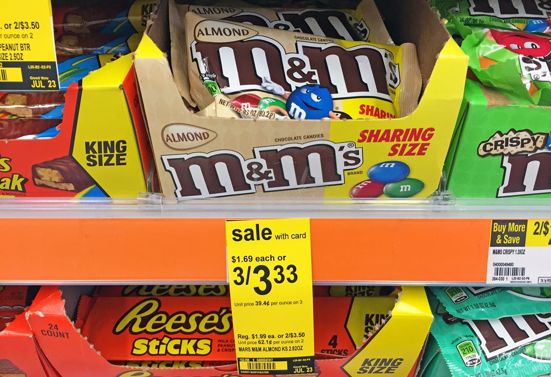 Sharing Size M&M's, Only $0.56 at Walgreens! - The Krazy ...