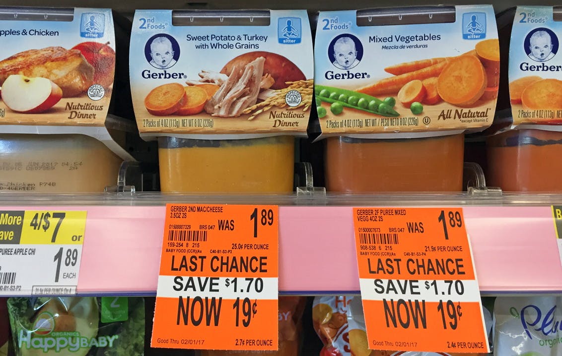 Gerber Baby Food, Only $0.14 at Walgreens! - The Krazy Coupon Lady