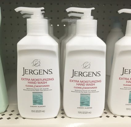 dollar tree jergens hand soap