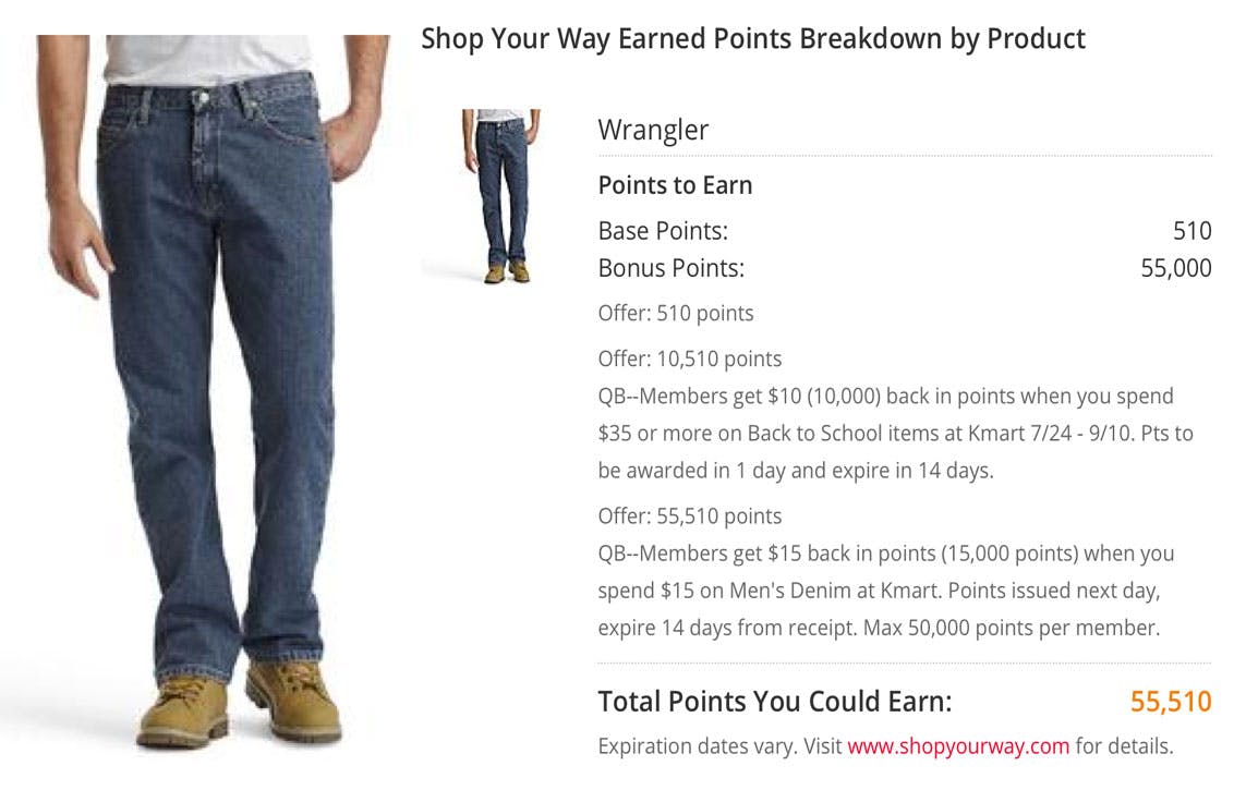 kmart black jeans mens