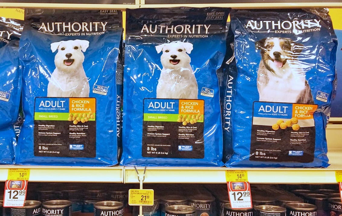 authority dog food coupon