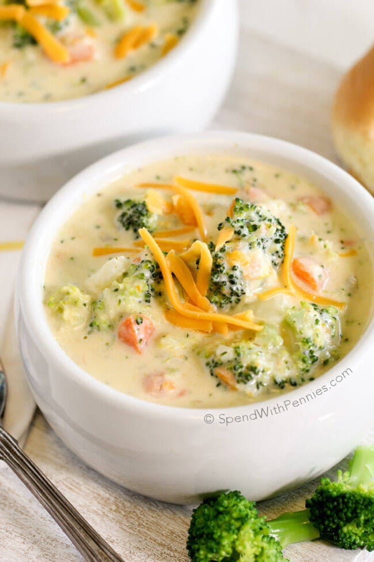 20-Minute Broccoli Cheese Soup