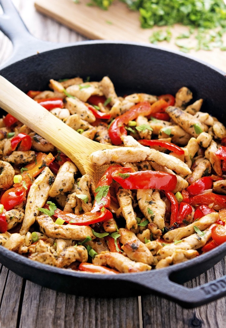 20-Minute Skillet Chicken Fajitas
