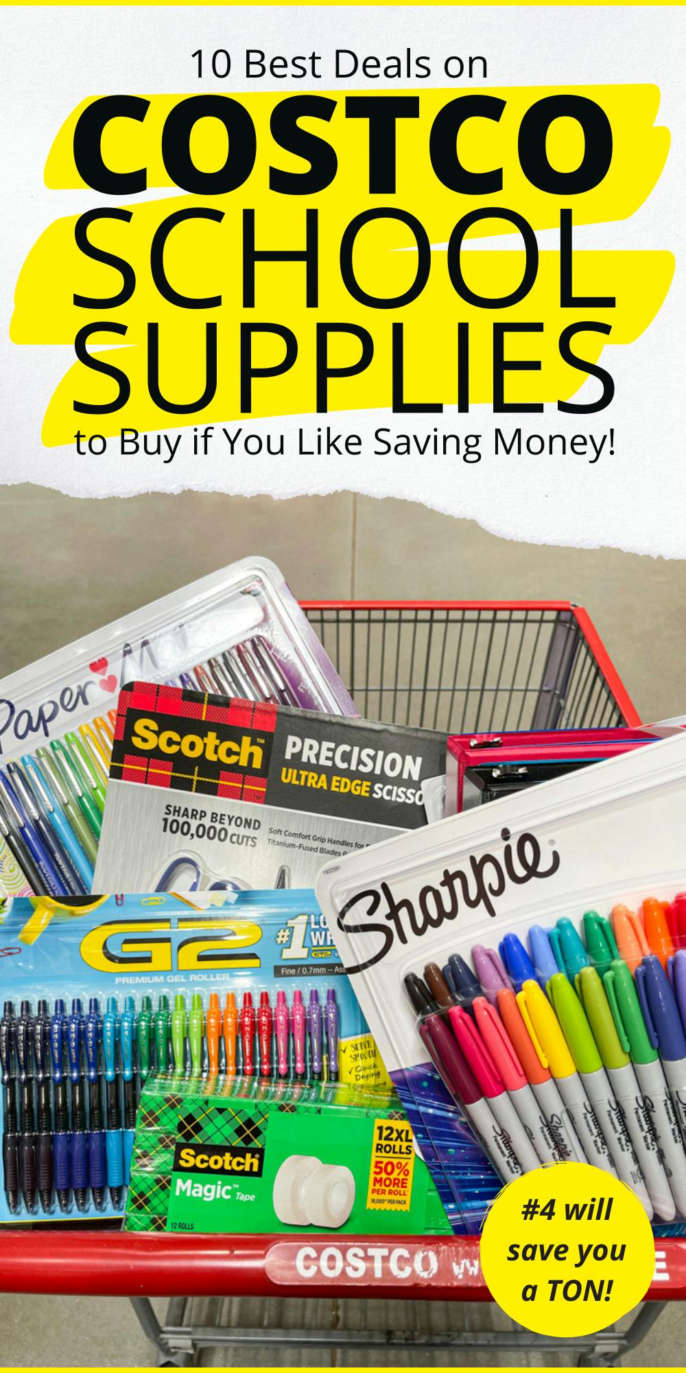 10 Costco School Supplies to Buy if You Like Saving Money