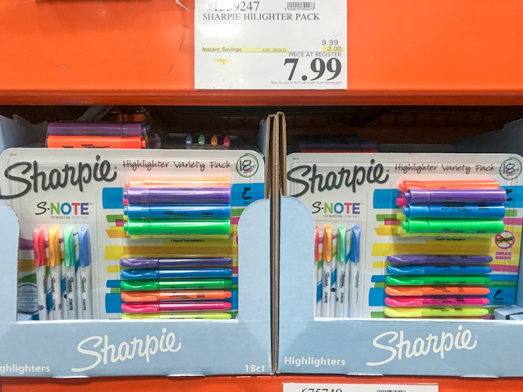 Sharpie highlighter pack for Sale at Costco