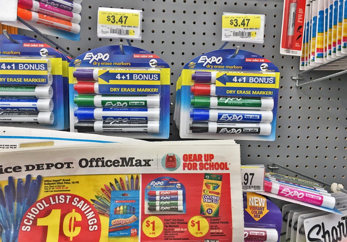 Expo Dry Erase Markers Only 1 00 At Walmart Reg 3 47 The Krazy Coupon Lady