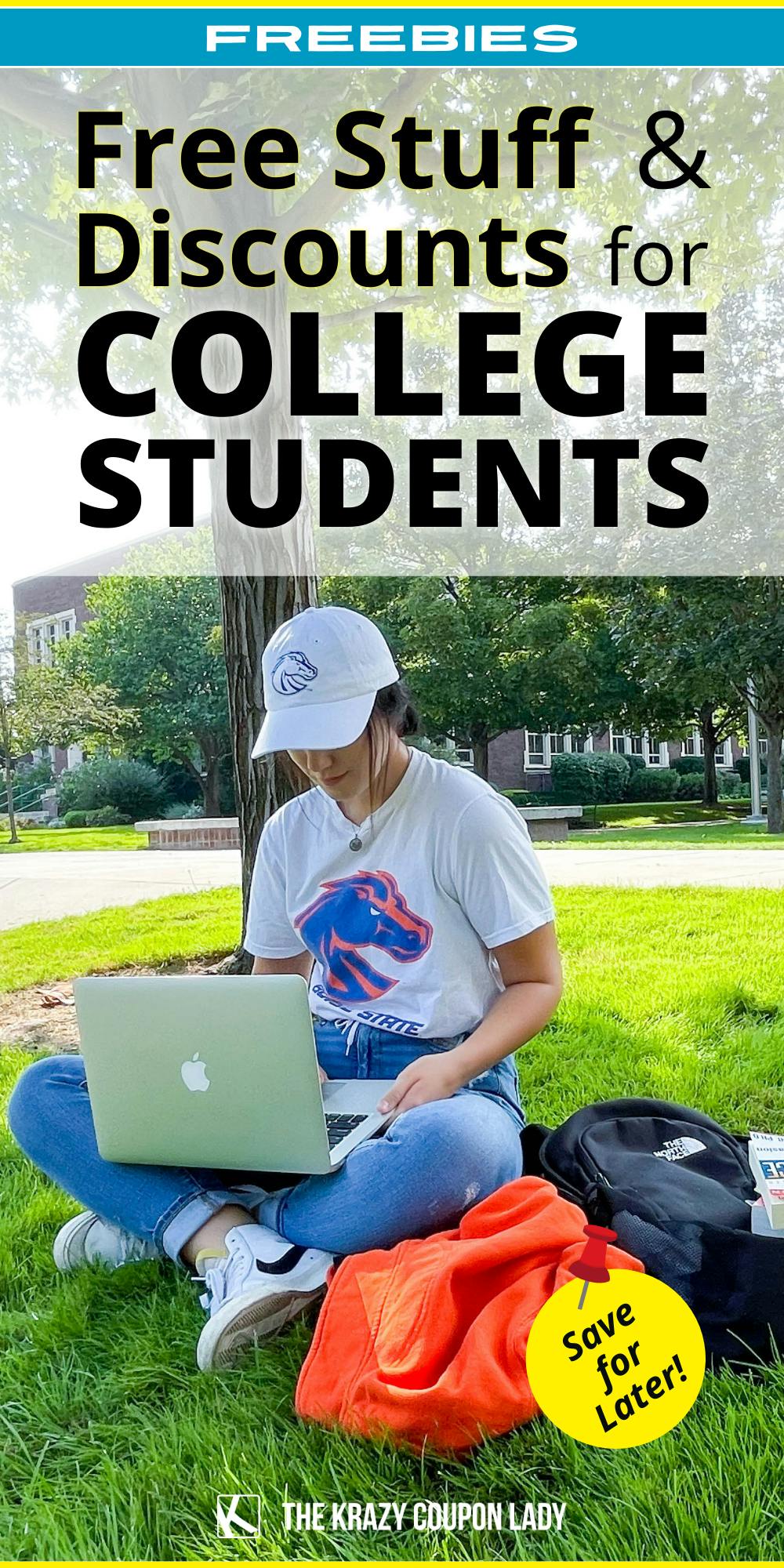 Free Stuff for College Students: 27 Discounts and Freebies
