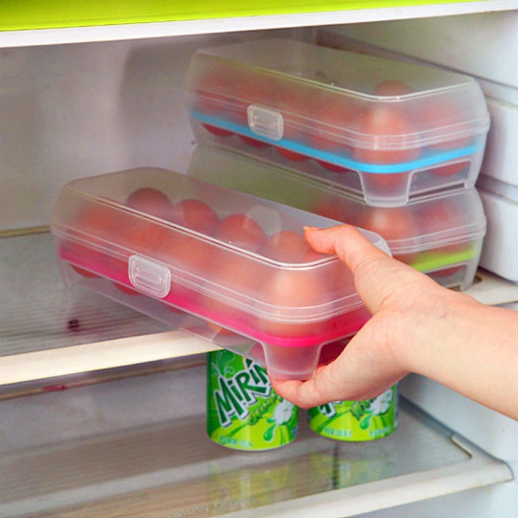 Invest in plastic egg holders with sturdy covers.