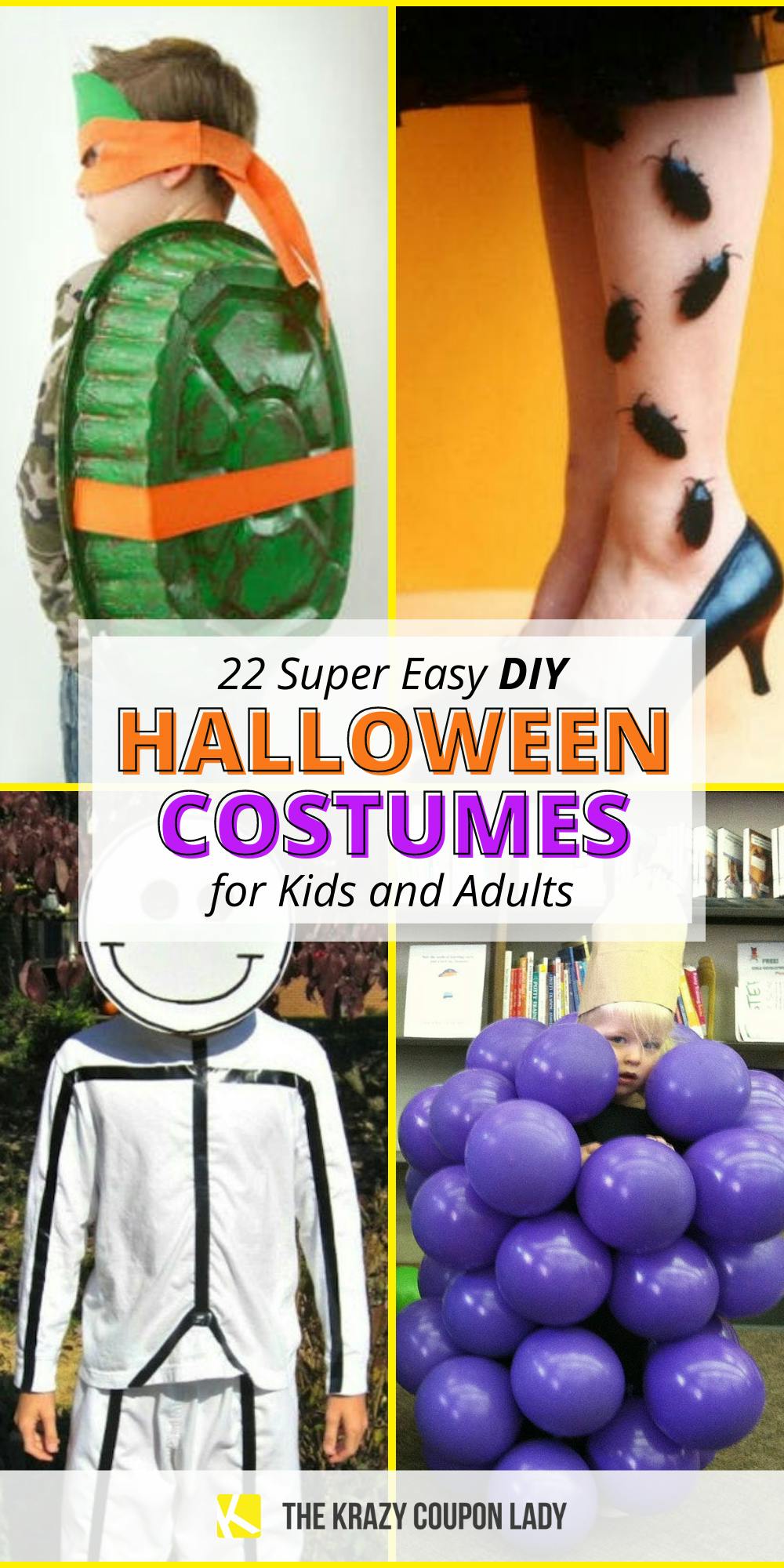 22 Easy DIY Halloween Costumes for Kids and Adults