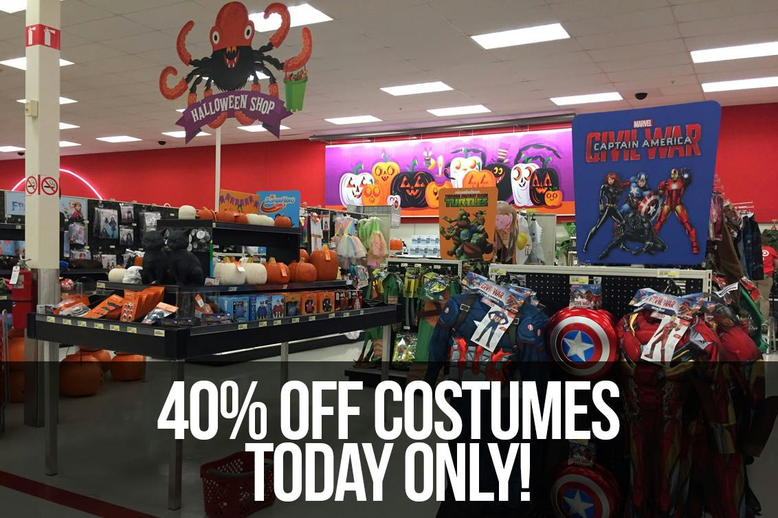 40% Off Halloween Costumes at Target--TODAY ONLY! - The Krazy Coupon Lady