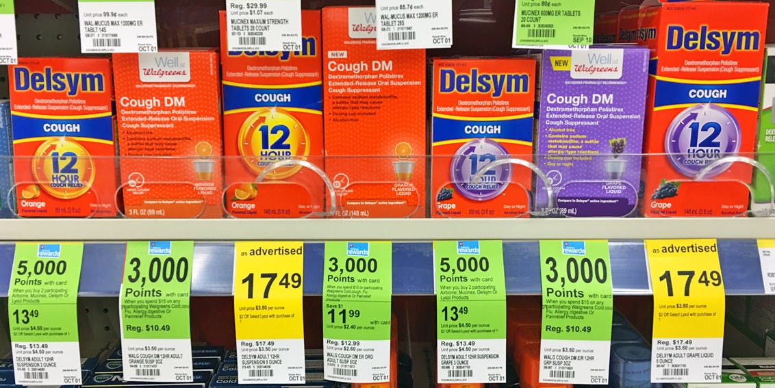 Delsym Cough Syrup, Only 5.49 at Walgreens! The Krazy