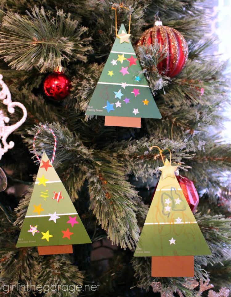 Turn them into Christmas tree ornaments.