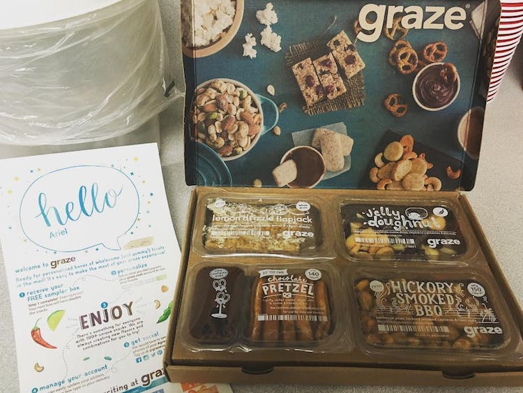 Graze's first box is $1 instead of $11.99.