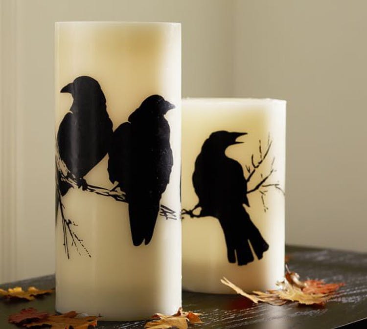 Give decorative pillar candles as gifts.