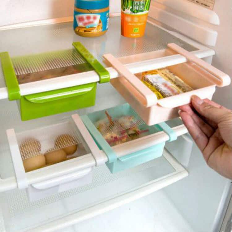Install miniature pull-out drawers.