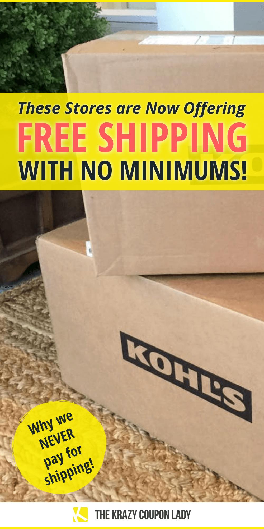 55 Stores That Offer Free Shipping with No Minimum Spend