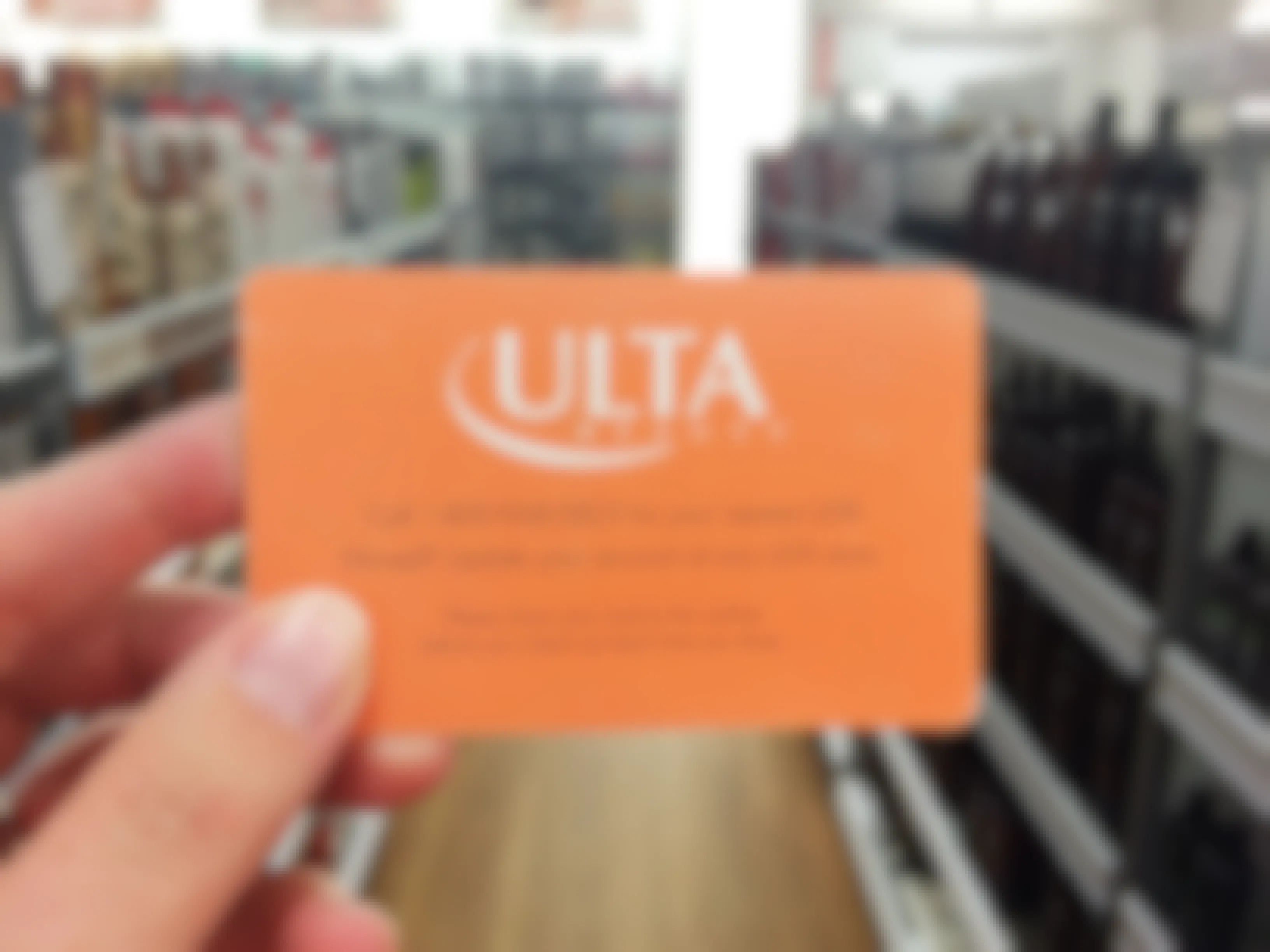 Choosing to shop stores with good loyalty programs like Ulta's Ultamate Rewards.