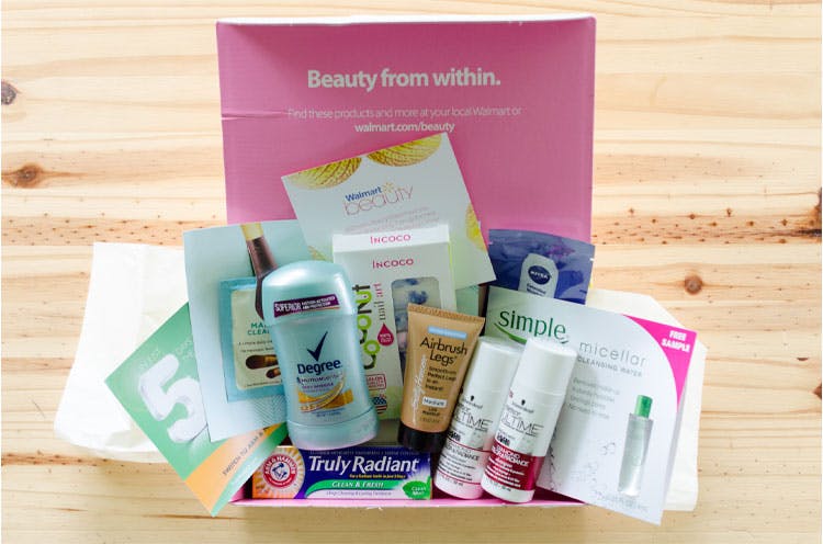 Walmart's first beauty box is $5 instead of $20.