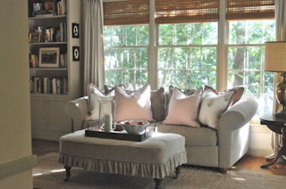 Enhance a room with overstuffed pillows.