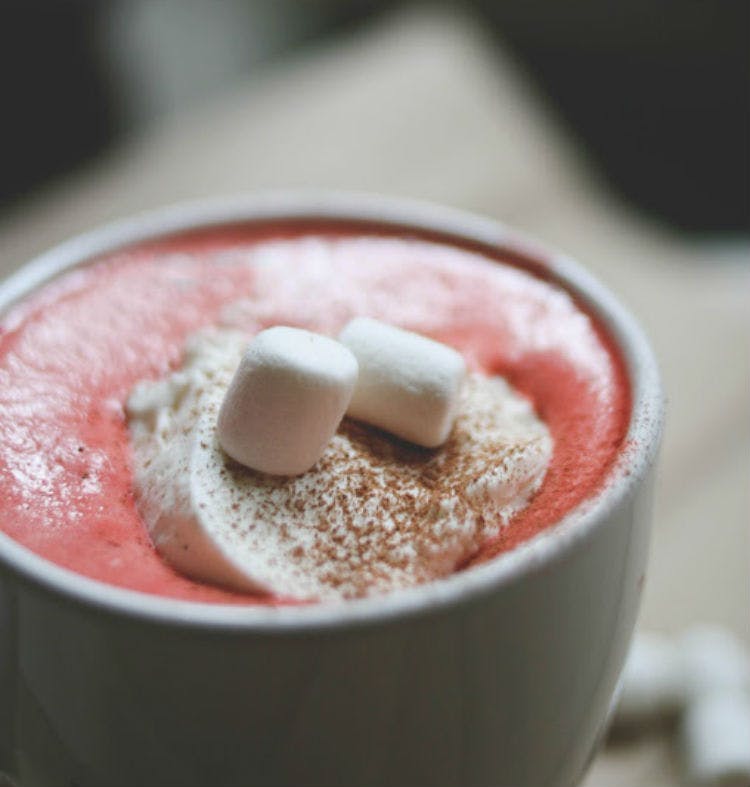 Make red velvet hot cocoa.