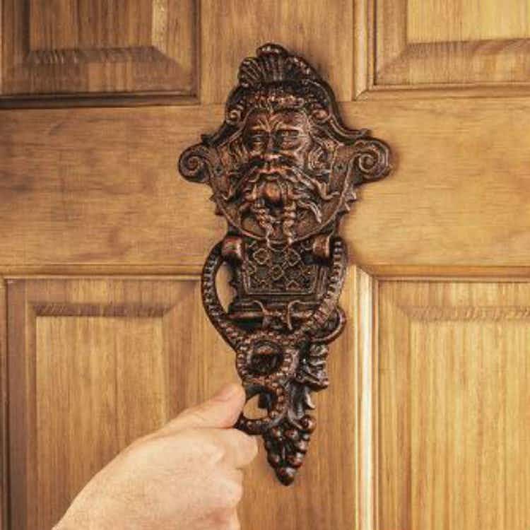 Install an expensive looking door knocker.