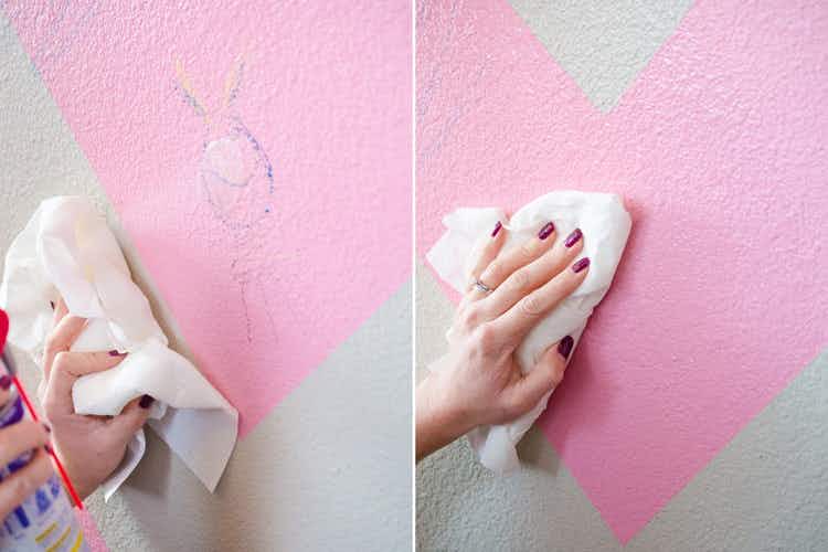 Spray WD-40 on walls to remove crayon marks.