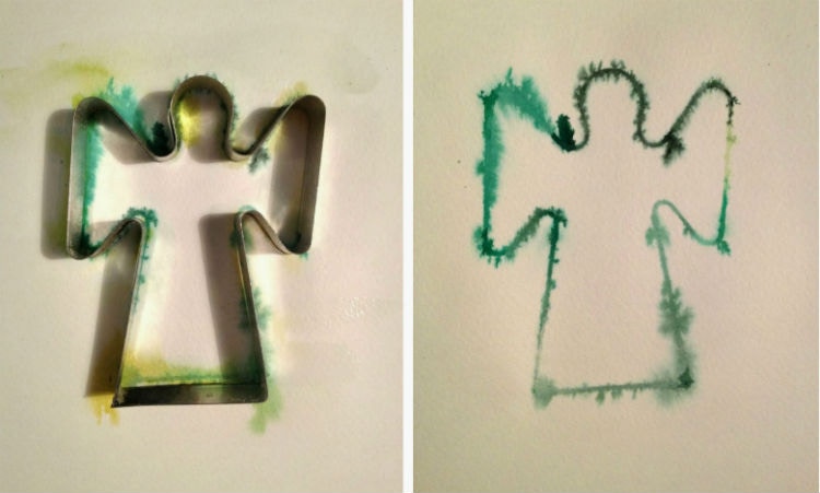  Create watercolor stamps for greeting cards.