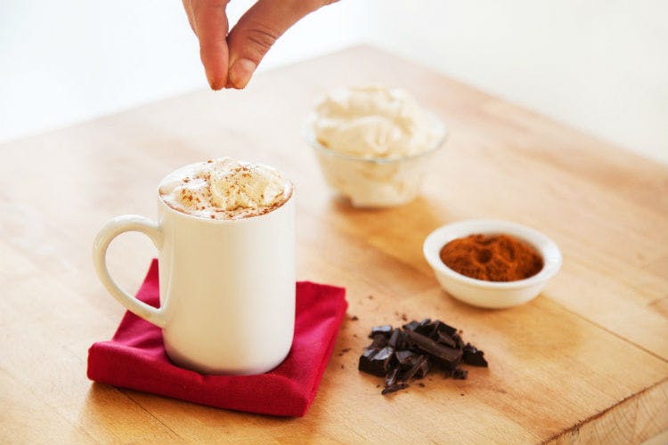 Give hot chocolate a bite with chili.