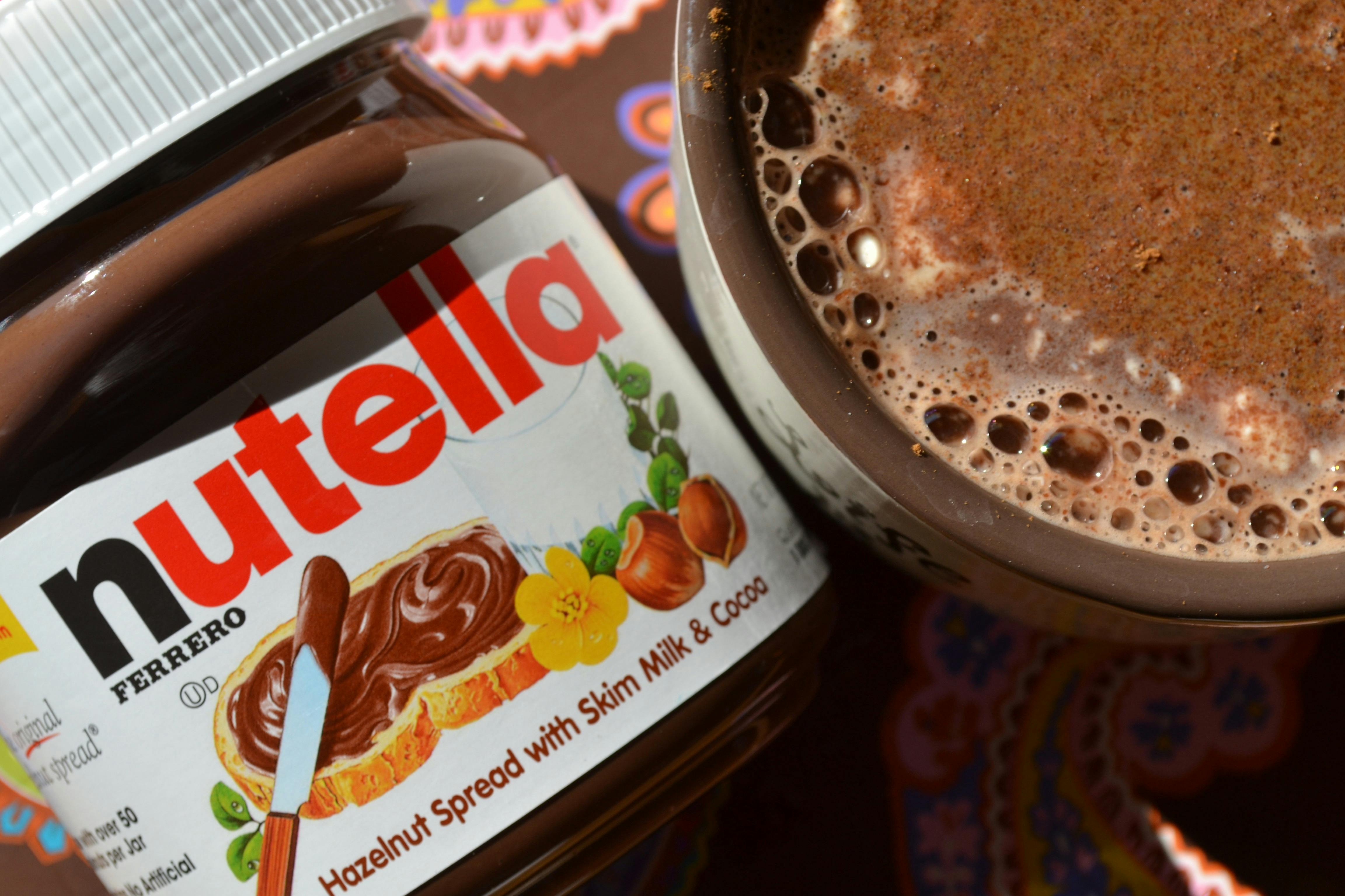 Add a dose of Nutella to your hot chocolate.