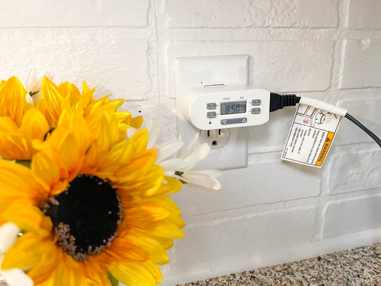 timer plugged in