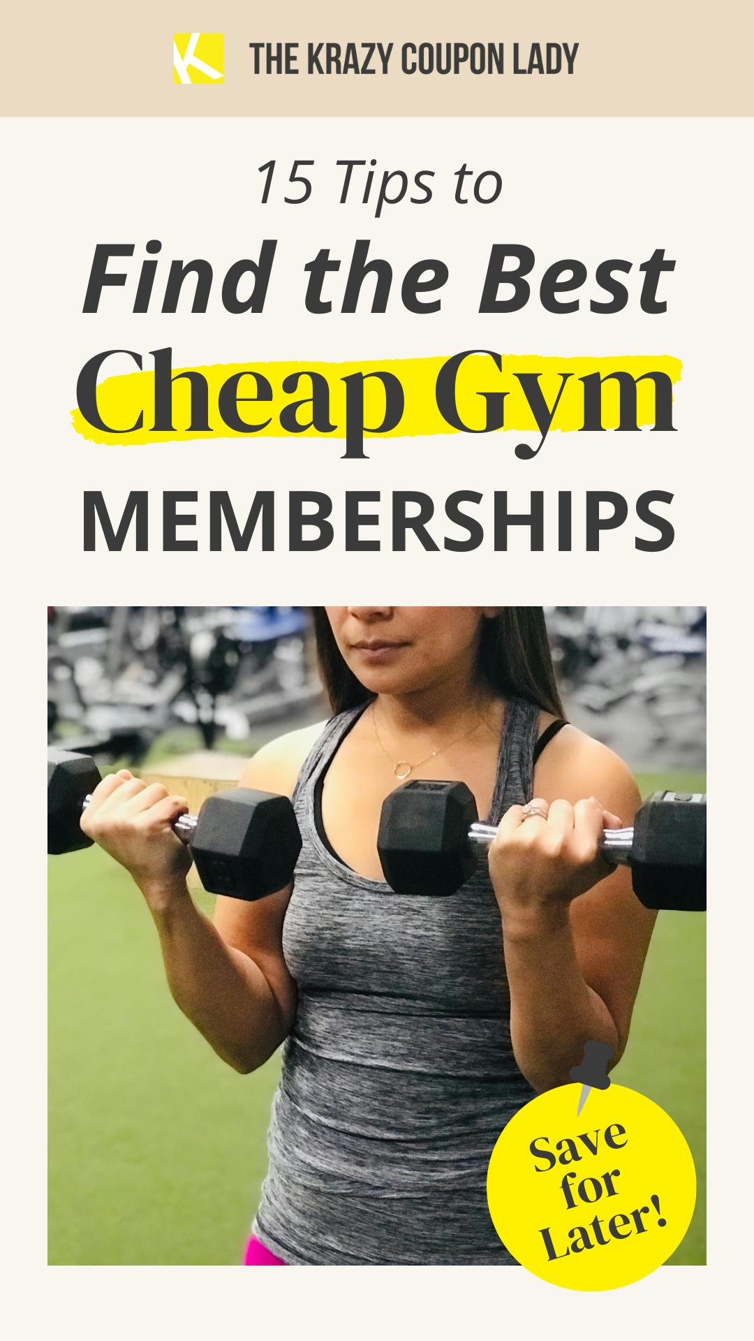 How to Find Cheap Gym Membership Deals The Krazy Coupon Lady