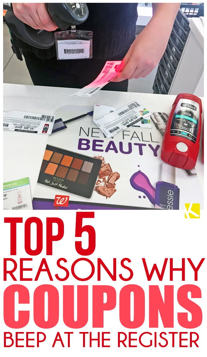 Top 5 Reasons Why Coupons Beep at the Register