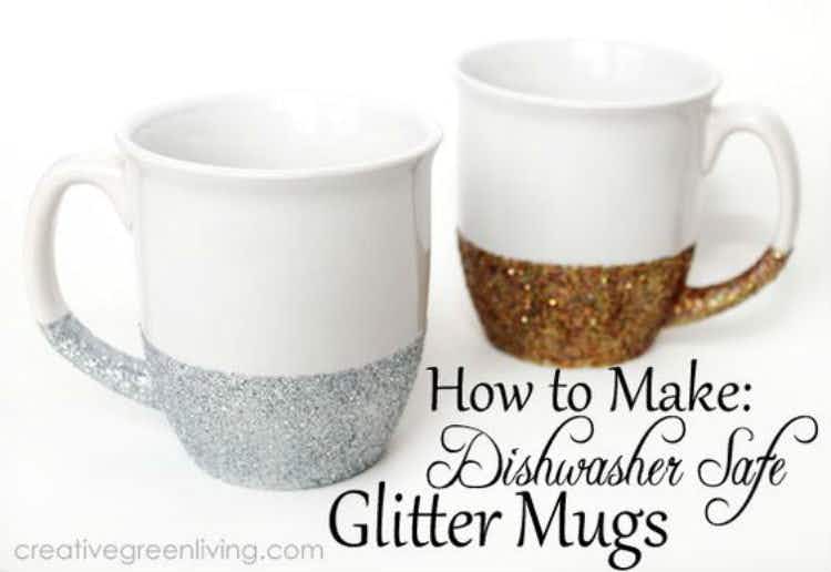 Give the gift of a glitter mug.
