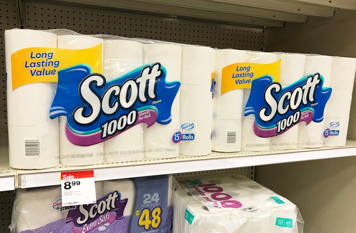Save on Scott & Cottonelle Toilet Paper at Target! The